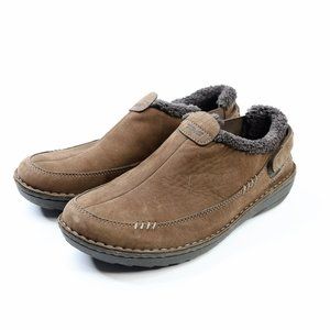 Teva Womens Brown Suede Slip On Shoes Spider Soles